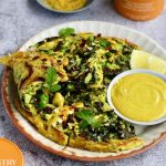 Broccoli Pea Savoury Pancake Recipe