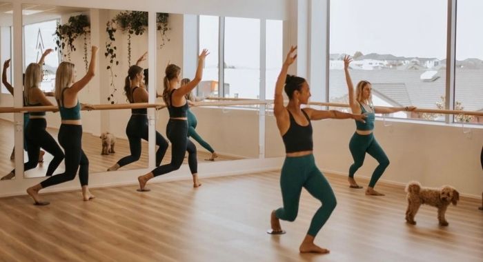 Barre class at Lifted